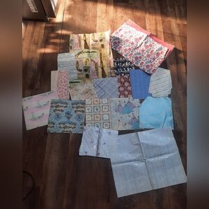 Assorted Vintage gift wraps